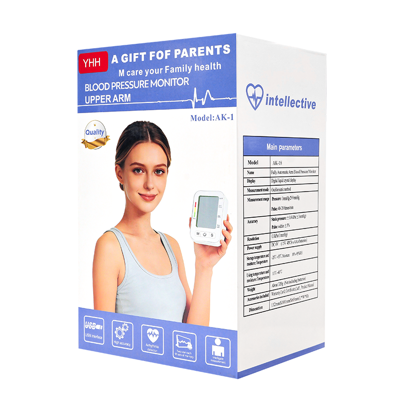Digital Upper Arm Blood Pressure Monitor Electronic Sphygmomanometer BP Blood Pressure Machine
