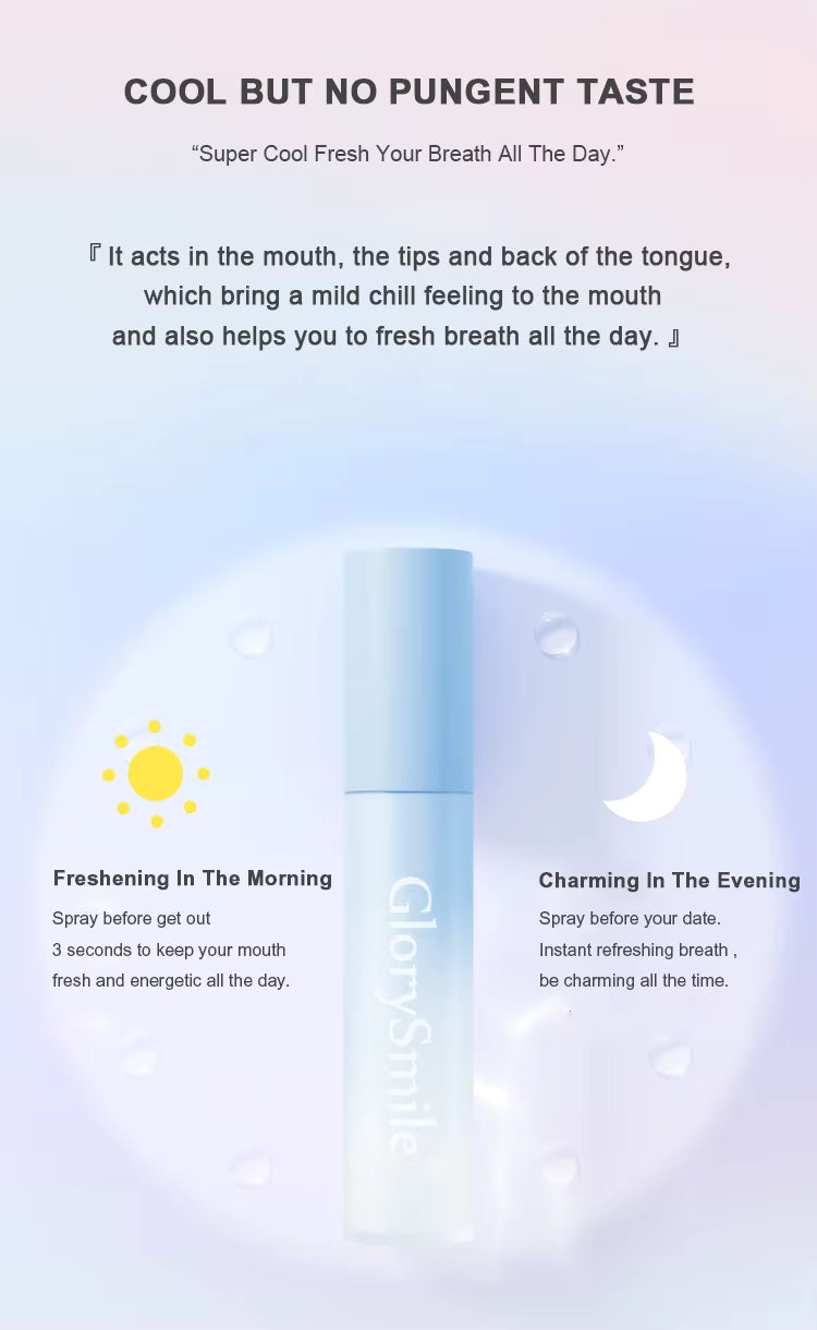 Breath Spray for Bad Breath Fresheners Mouth Spray Mint Oral Care Health Spray for Dry Mouth