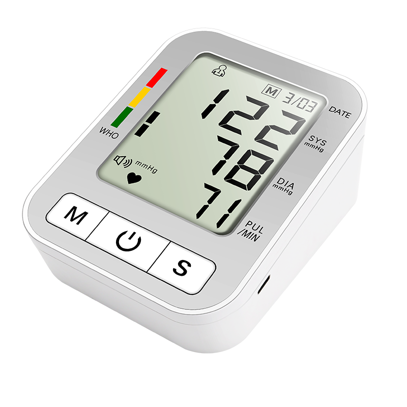 Digital Upper Arm Blood Pressure Monitor Electronic Sphygmomanometer BP Blood Pressure Machine