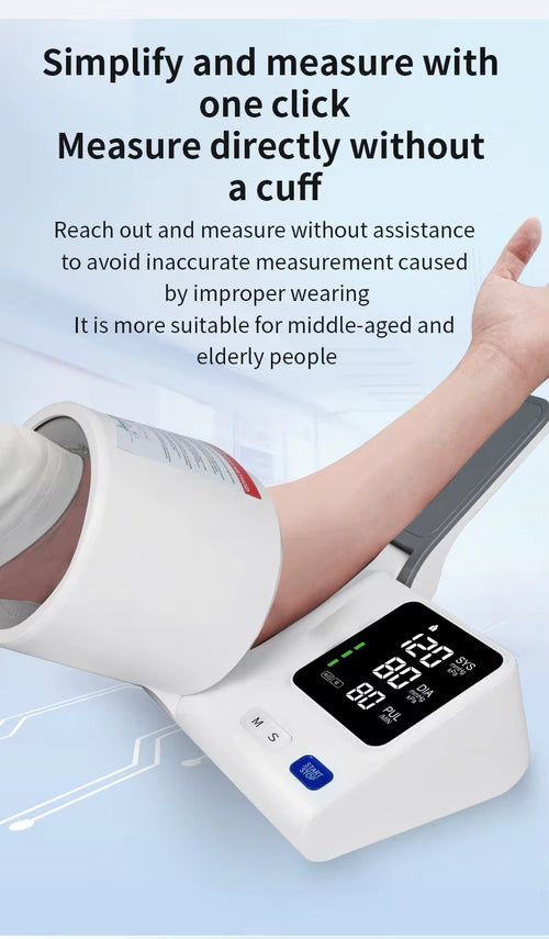 Big Screen Digital Upper Arm Blood Pressure Monitor for Hospital Use Automatic Measurement Electric RoHS Certified
