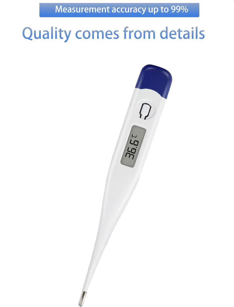 Electric Digital Thermometer Hard Head Armpit Temperature Measuring Device Clinical Fever for Baby ROHS Certified