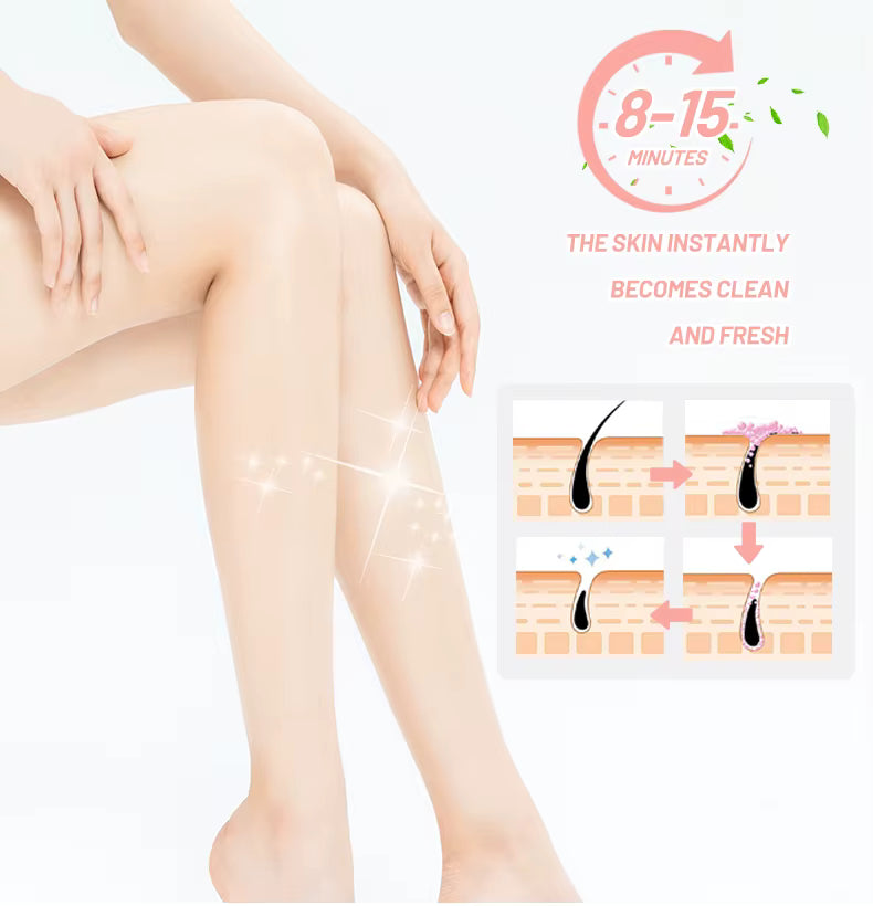 Hair Removal Spray Foam Rose & Lemon Smooth Skin Legs Bikini Armpit Gentle Hair Remover Spray for Cleaning Bodyct